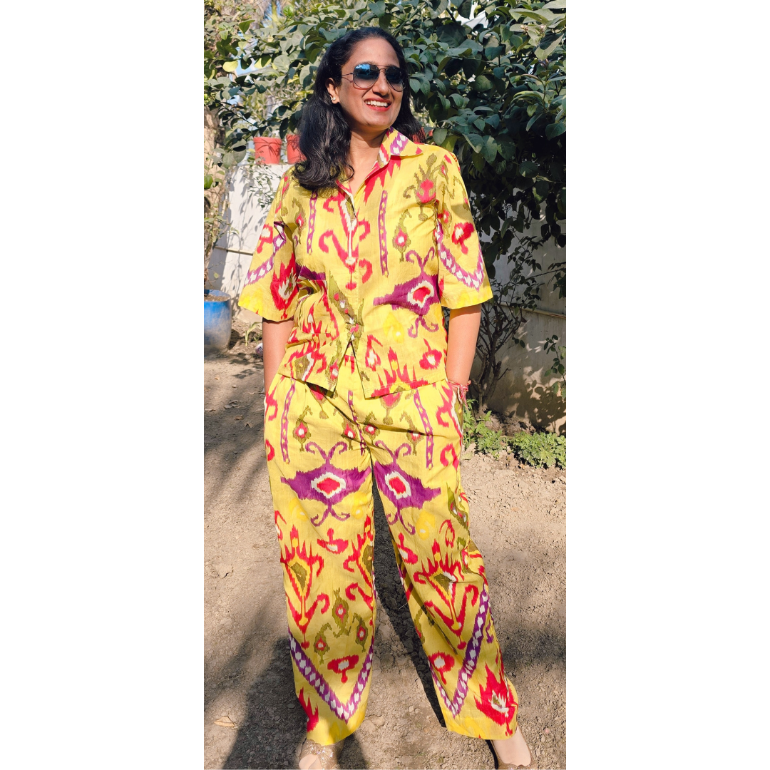 Rang Biranga Pila Co-ord set