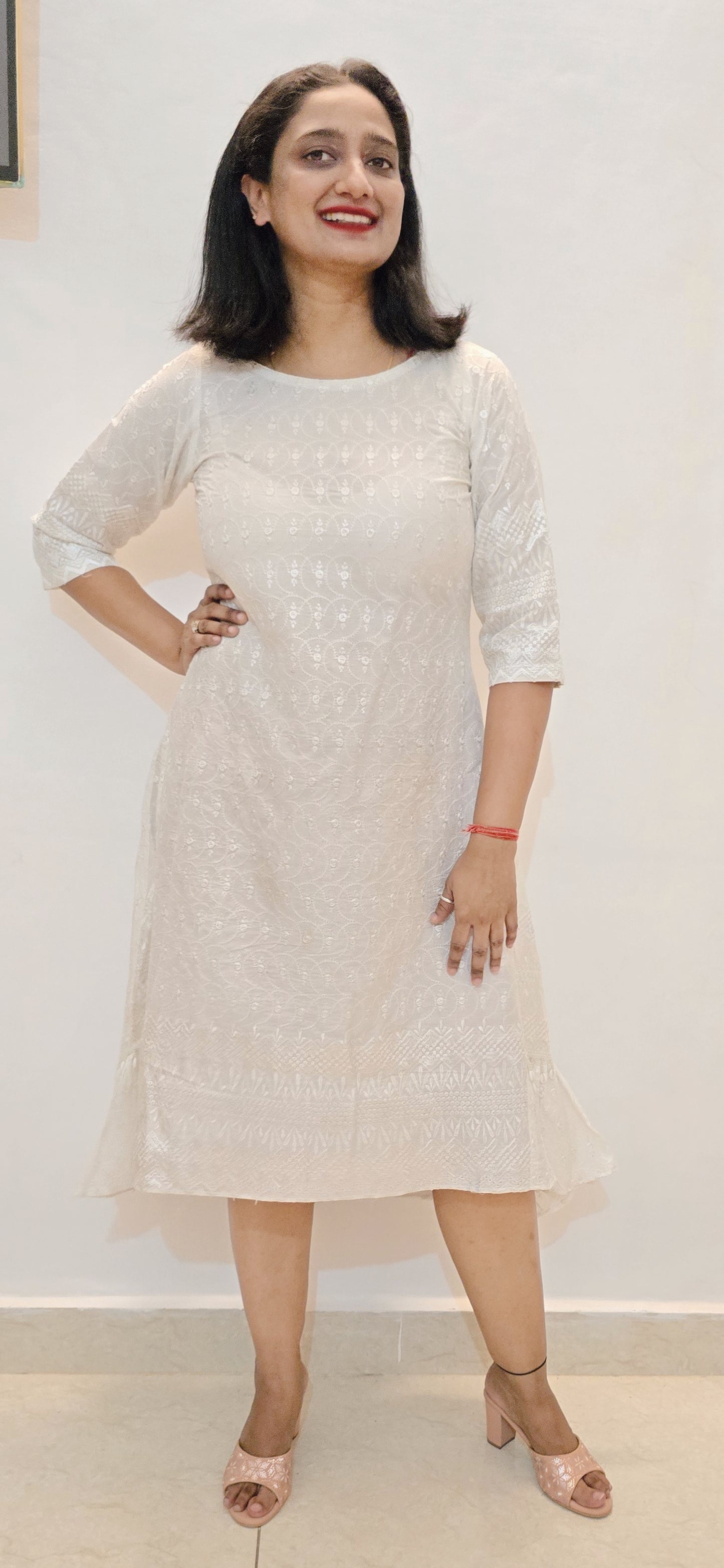 Sipiyan Chikankari Dress