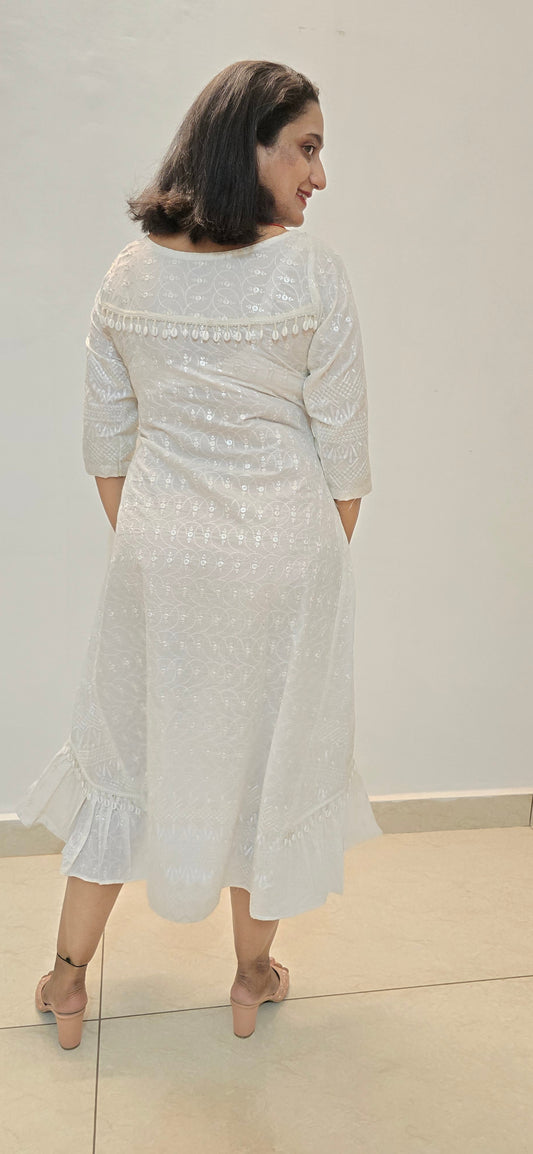 Sipiyan Chikankari Dress