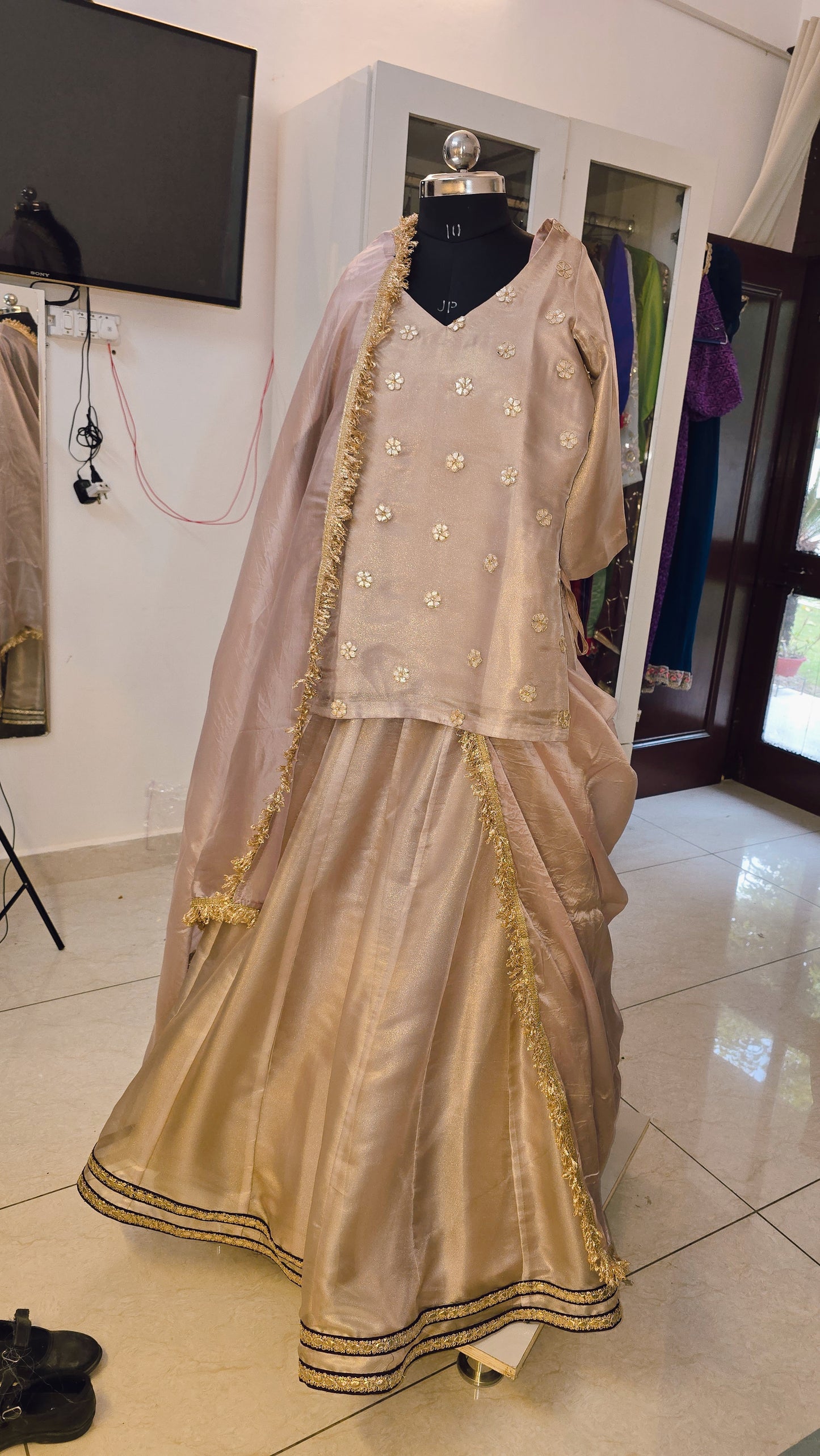Sunheri Dharti Lehenga
