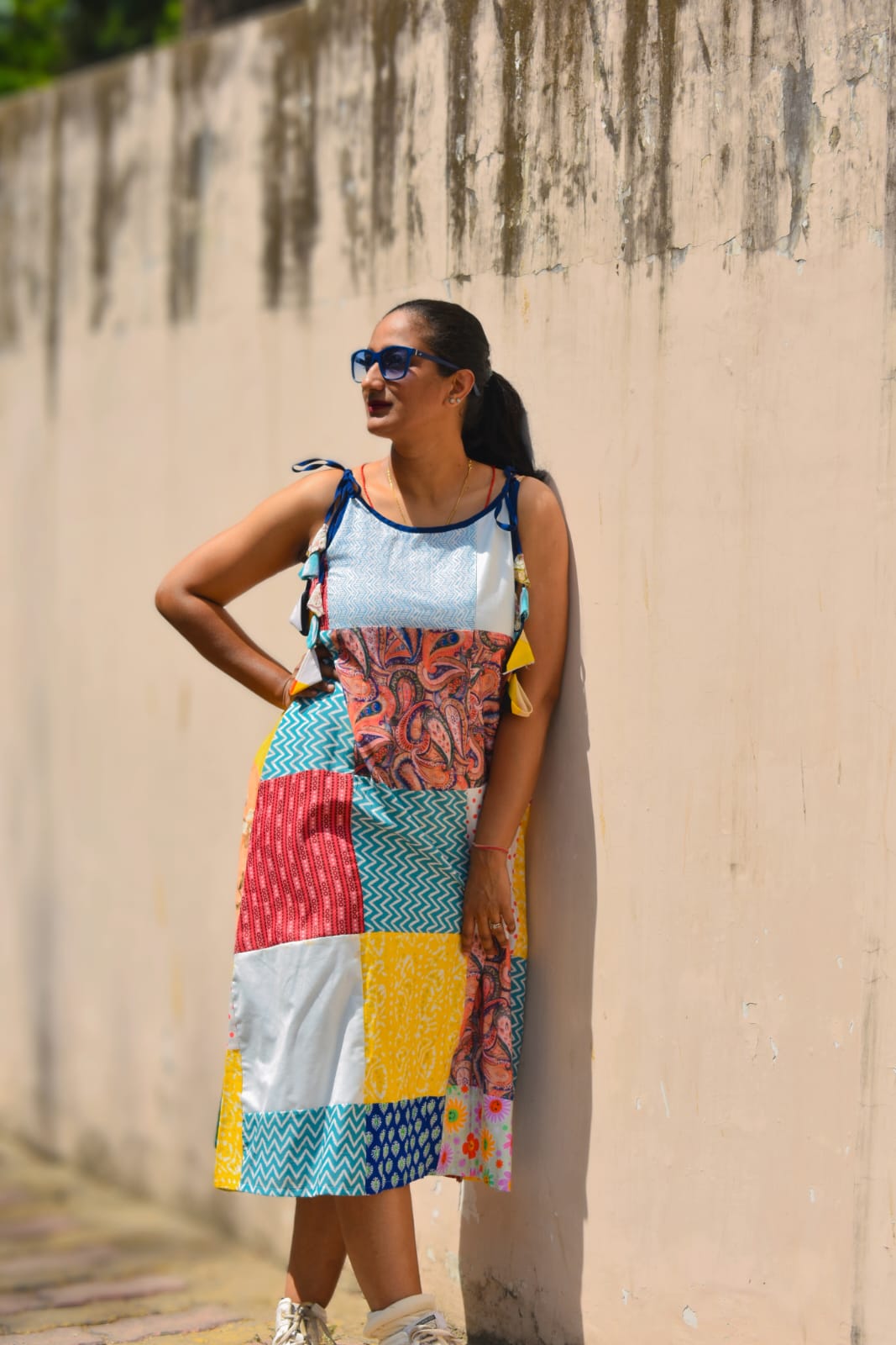 Rangchakra Patchwork Dress