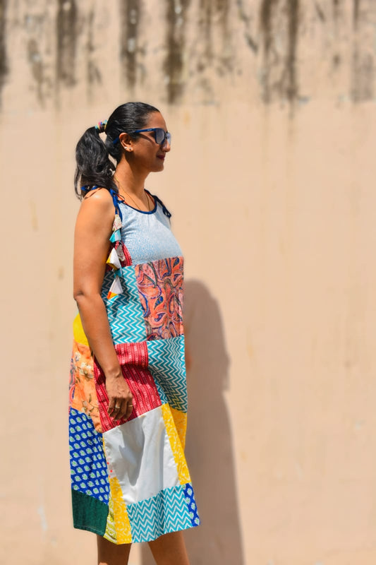 Rangchakra Patchwork Dress