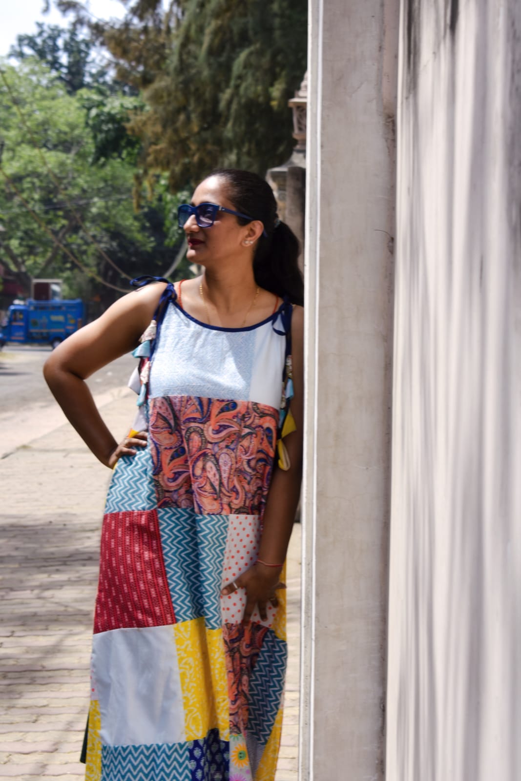 Rangchakra Patchwork Dress