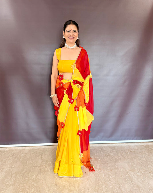 Aarunya Georgette Saree