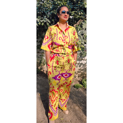 Rang Biranga Pila Co-ord set