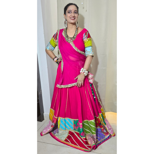 Rani Satrangi Lehenga
