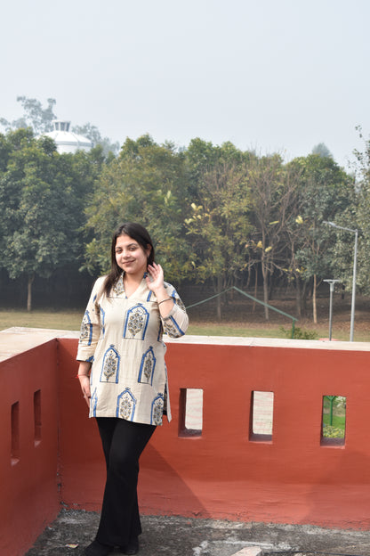 Tatva Ajrakh Kurti