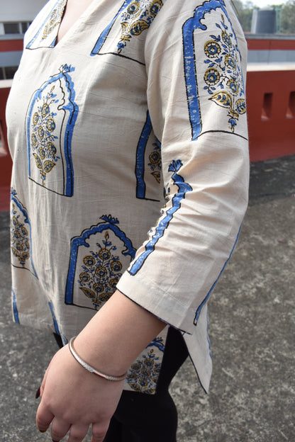 Tatva Ajrakh Kurti