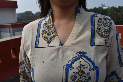 Tatva Ajrakh Kurti