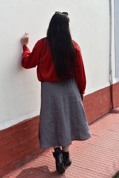 Rustic Charm Jute Skirt