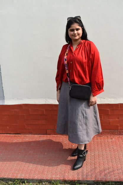 Rustic Charm Jute Skirt
