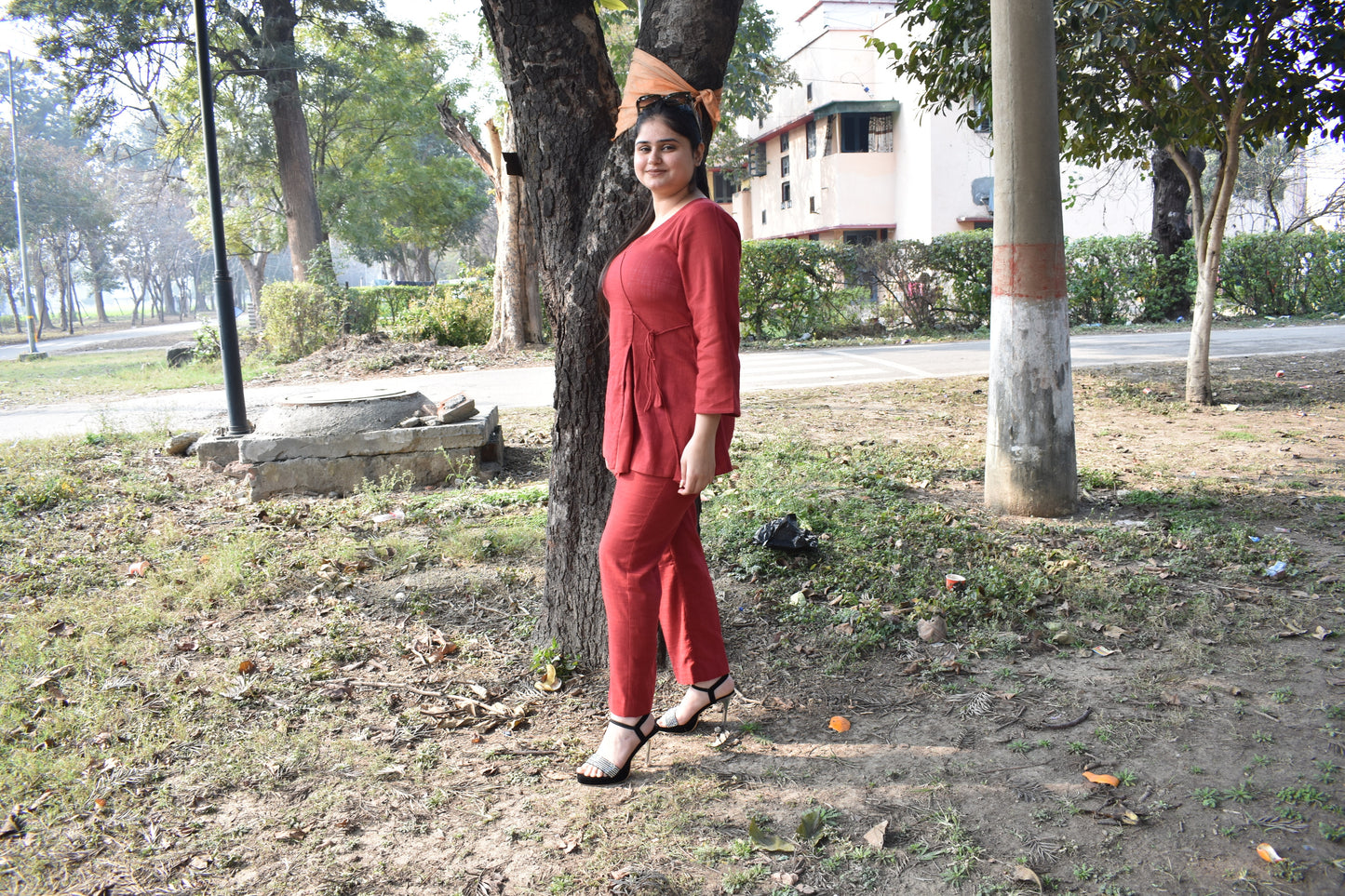 Amber Wrap Co-ord