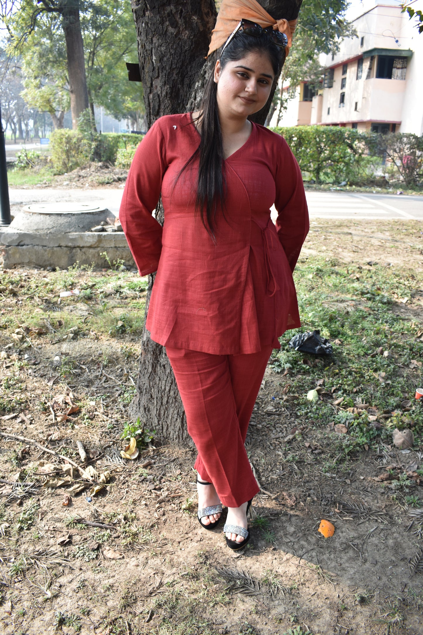Amber Wrap Co-ord