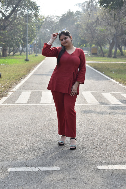 Amber Wrap Co-ord