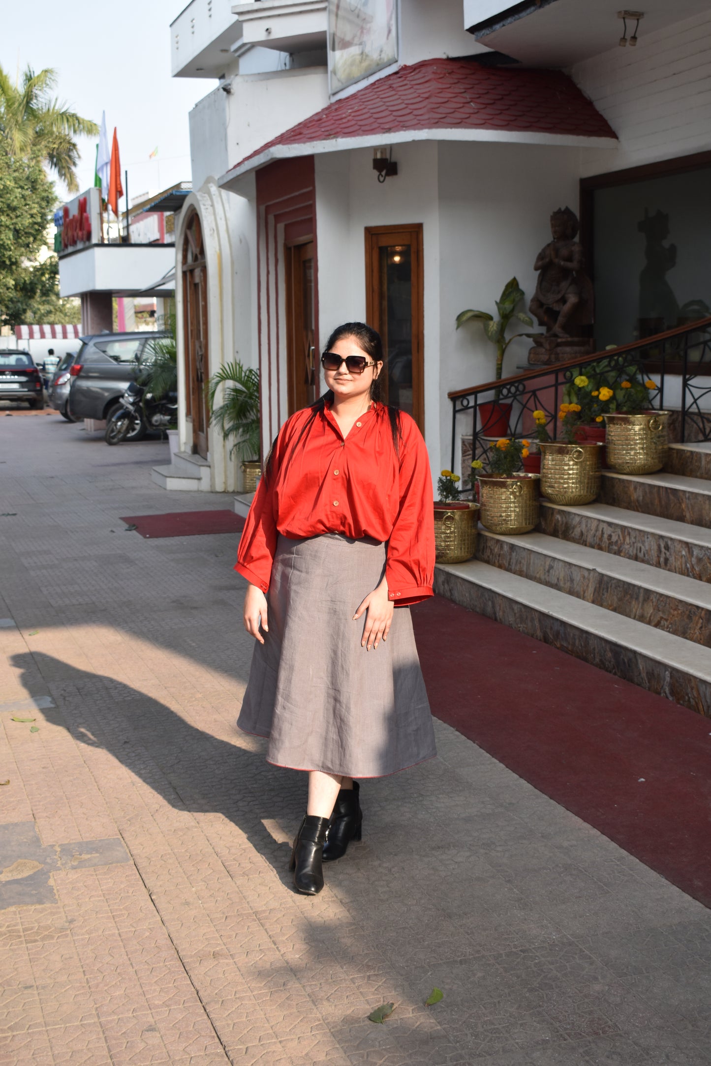 Ruby Gather Neck Shirt