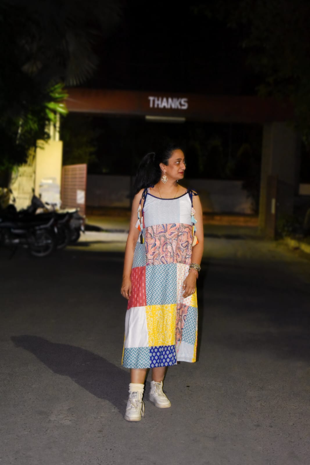 Rangchakra Patchwork Dress