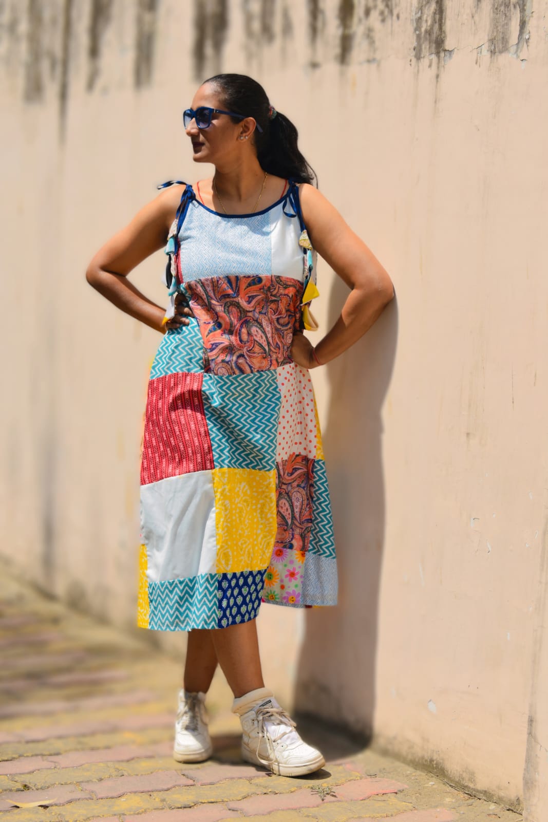 Rangchakra Patchwork Dress