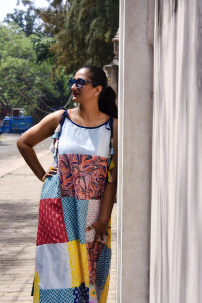 Rangchakra Patchwork Dress