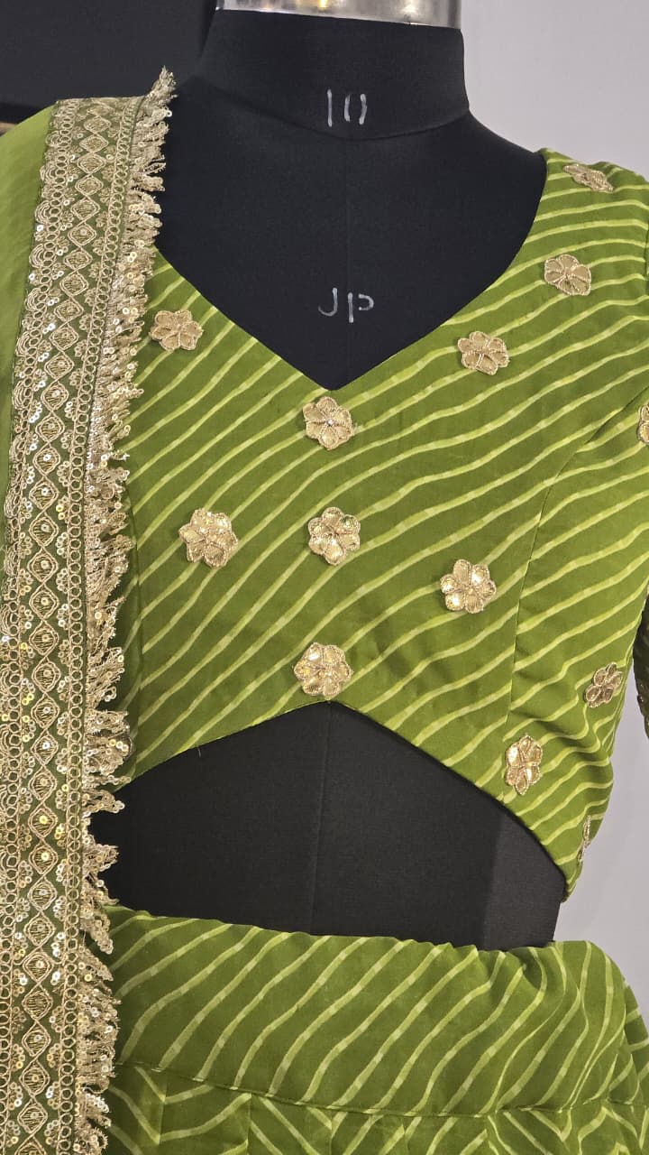 Leher Rangini Lehenga