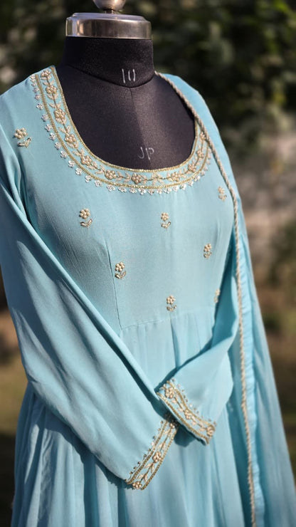 Neel Saaz Anarkali 💙✨
