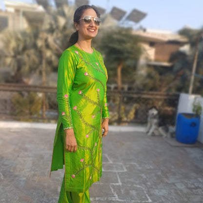 Neon Elegance Suit
