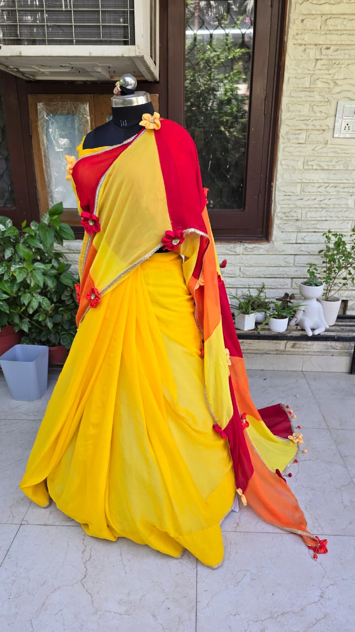 Aarunya Georgette Saree