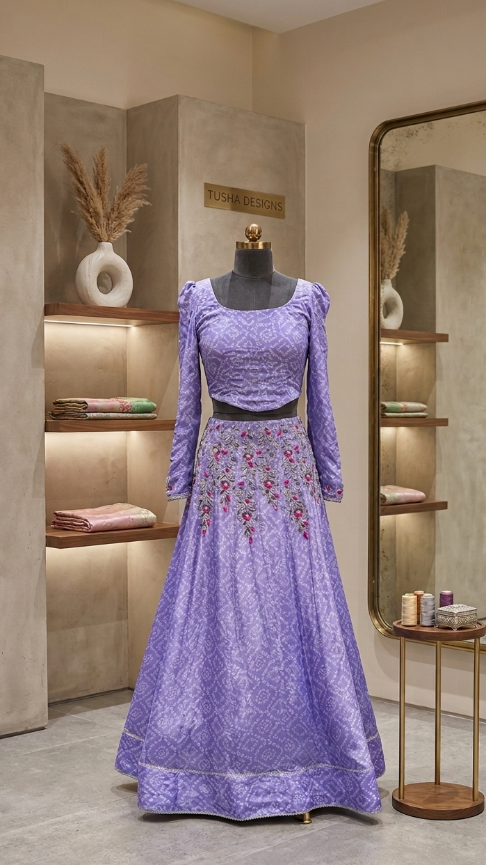 Bandhani Ragini Lehenga