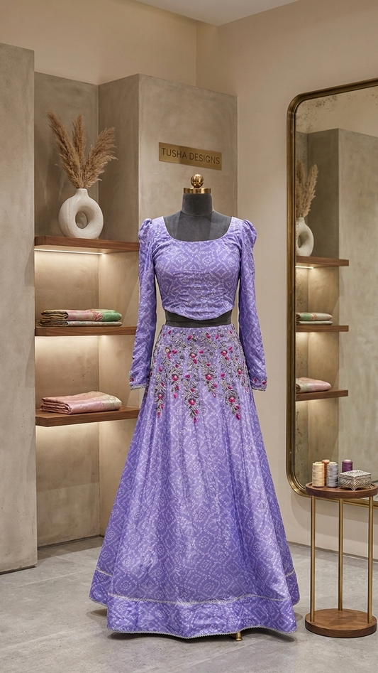 Bandhani Ragini Lehenga