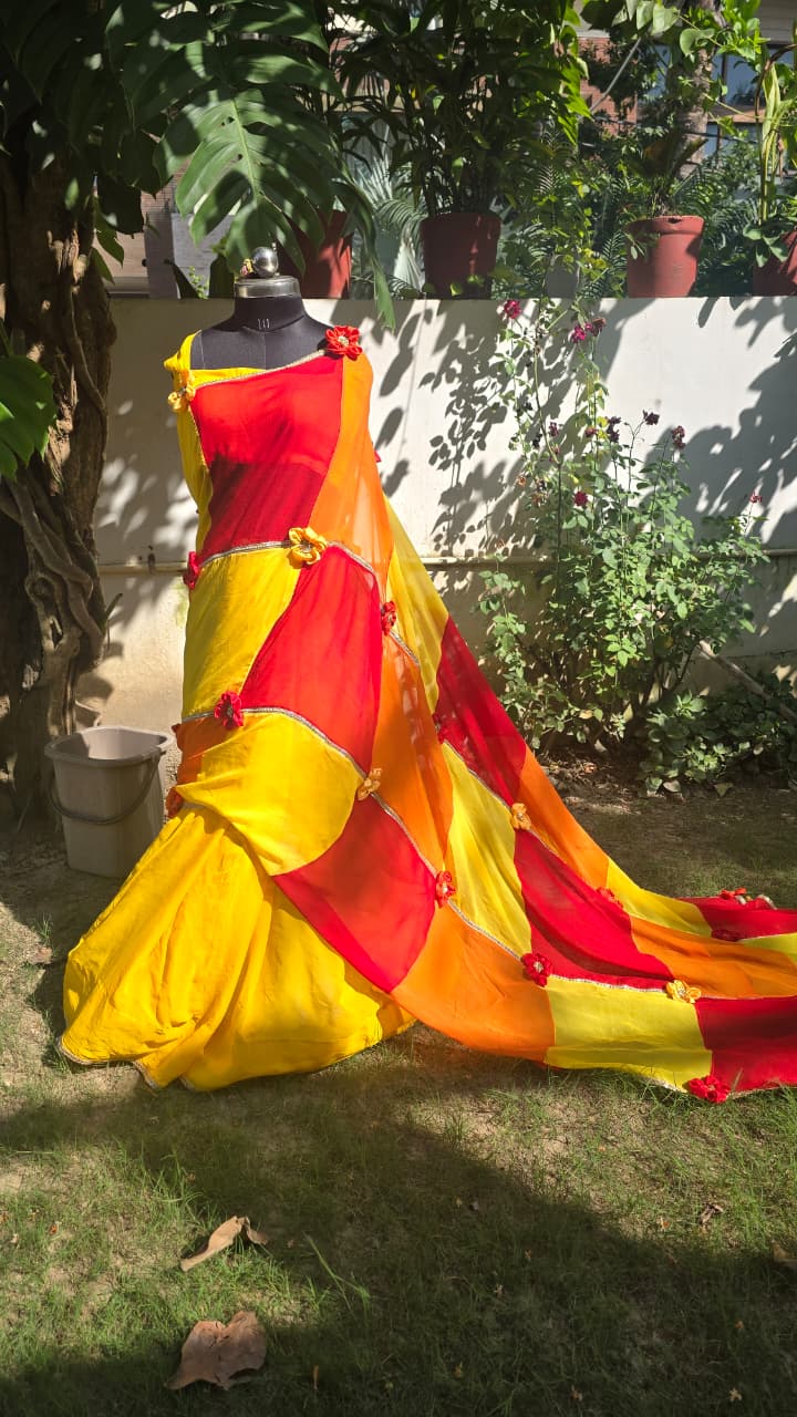 Aarunya Georgette Saree