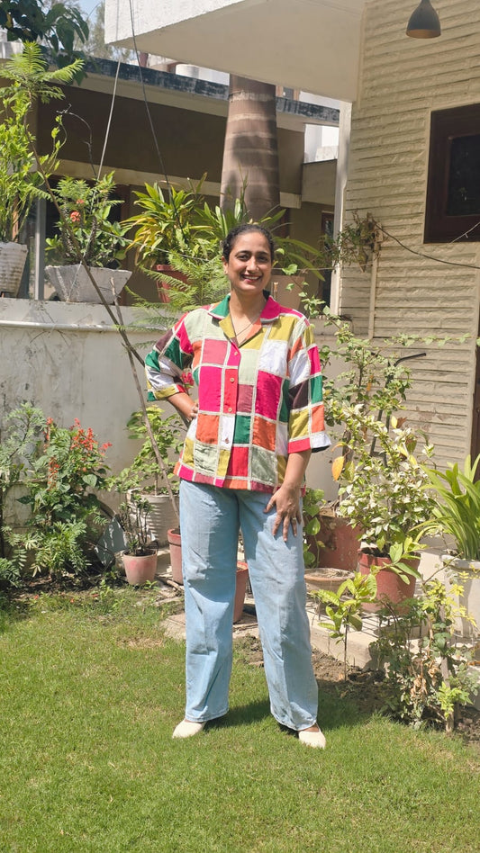 Patchwork Poetry Shirt