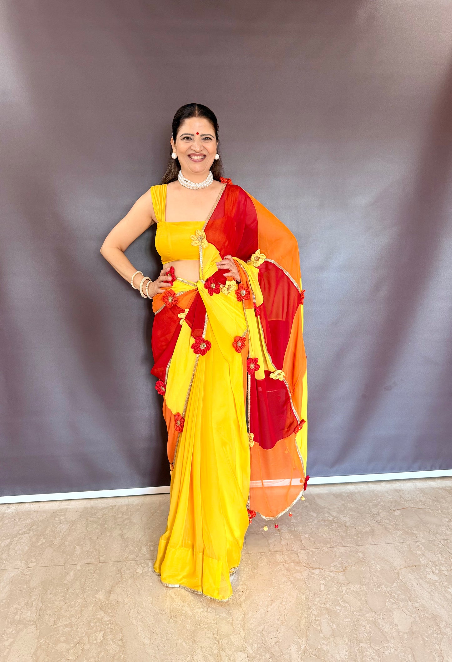 Aarunya Georgette Saree