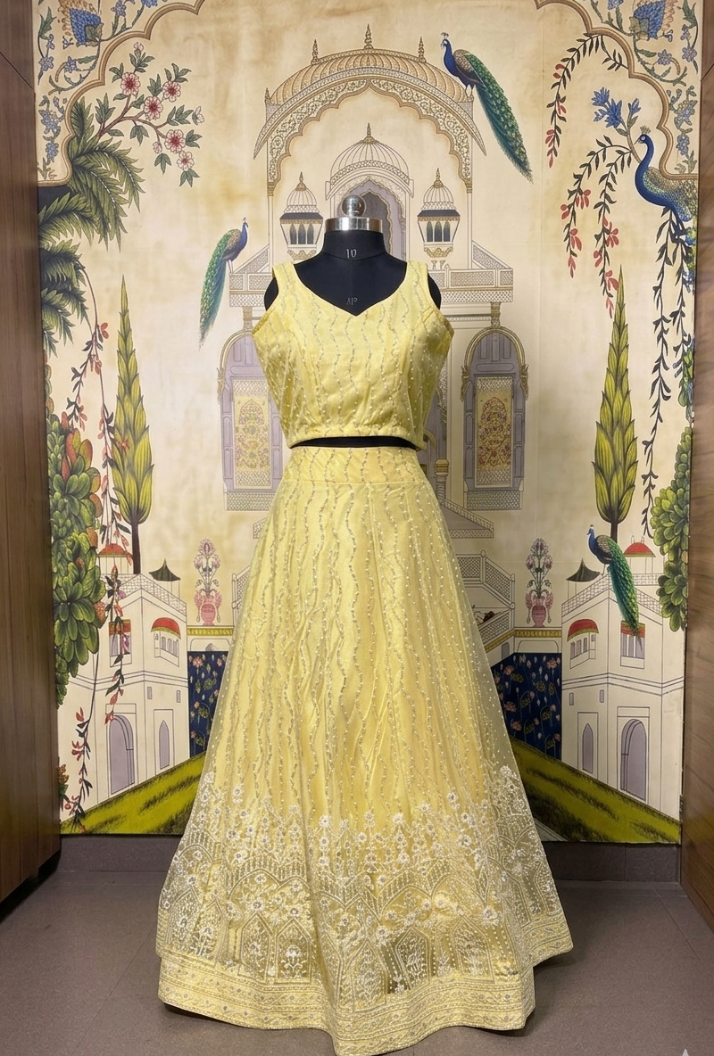 Pehli Dhoop Lehenga ☀️💛