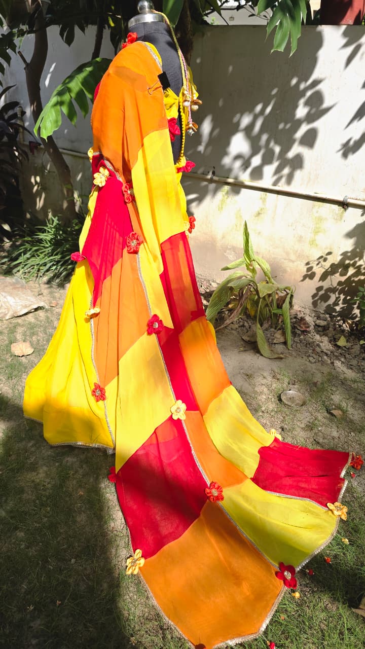 Aarunya Georgette Saree